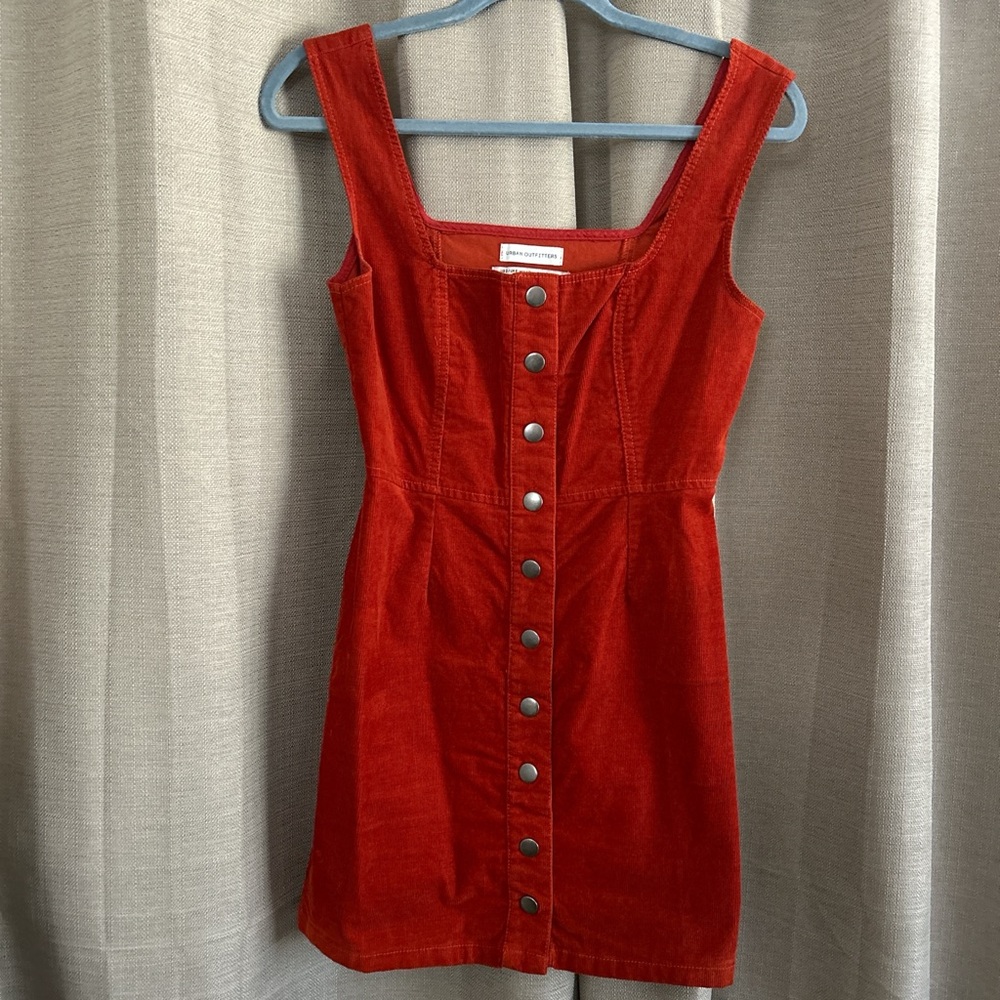 Urban Outfitters corduroy button up dress